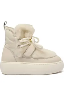 Ботинки из овчины на шнуровке Barracuda, нейтральный