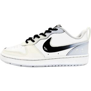 Детские скейтерские кроссовки Court Borough для младших школьников Nike, белый/черный/светло-серый