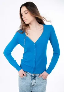Кардиган basic line с v-образным вырезом Influencer, Azure