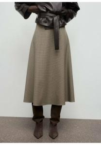 Юбка Mango A-line skirt, Light Brown