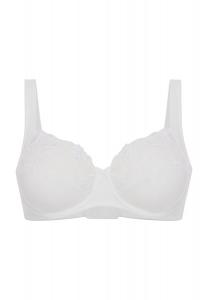 Женский бюстгальтер на косточках Moments с кружевной аппликацией felina, белый