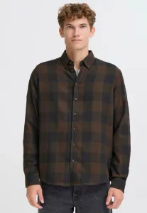 Клетчатая рубашка bhorma Blend, Chicory Coffee