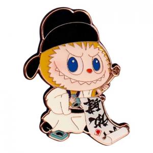 Лабубу Pop Mart The Monsters Labubu Let's Have Fun Together Badge 'Practicing Calligraphy'