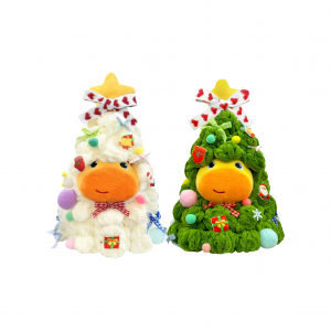 Плюшевая игрушка капибара Lulu высотой 10 см Love, [christmas encounter]couple style lulu+christmas set