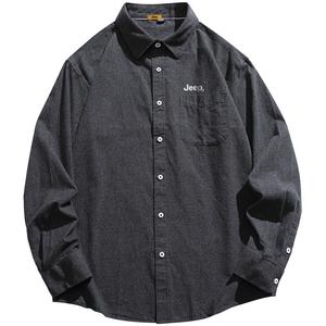 Рубашка унисекс Jeep, темно-серый