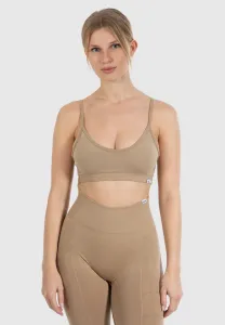 Бесшовный спортивный бюстгальтер layne с регулируемой спинкой и подсветкой Smilodox, Hellbraun