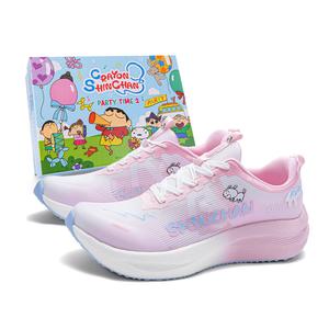 Влагоотводящие, быстросохнущие, легкие кроссовки с низким верхом унисекс Crayon Shinchan, Black