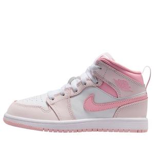 Кроссовки (PS) Air Jordan 1 Mid 'Pearl Pink White'