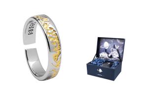 MAGICPOLE Кольцо из стерлингового серебра 925 пробы Unisex Silver