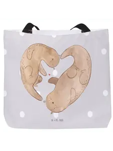 Шоппер Mr. & Mrs. Panda, серый пастельный