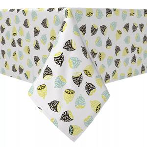 Квадратная скатерть, 100% хлопок, 60x60 дюймов, современные цитрусовые.