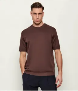 Футболка regular fit Herno, коричневый