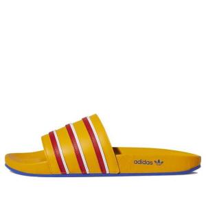 Тапочки eric emanuel x adilette slide 'mcdonald's all american games' Adidas, желтый