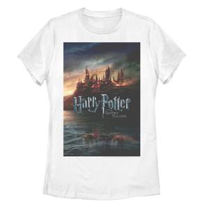 Футболка с плакатом Хогвартса «Гарри Поттер и Дары Смерти» для юниоров Harry Potter