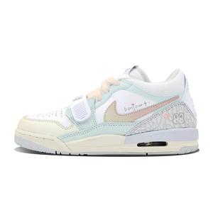 Детские баскетбольные кроссовки Legacy 312 с низким верхом и противоскользящим покрытием для подростков Jordan, зеленый/розовый