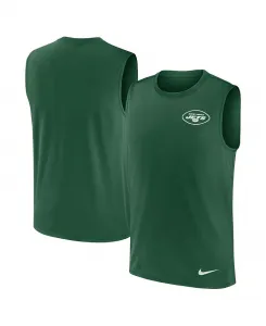 Мужская зеленая майка-борцовка New York Jets Nike
