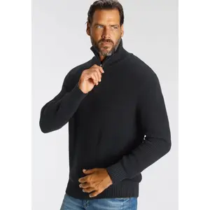 H.I.S Тройер, на молнии с логотипом, черный