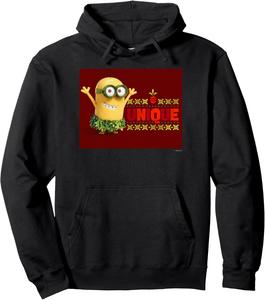 Уникальная толстовка с изображением миньона Minions, черный