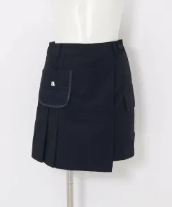 Асимметричная юбка с сетчатыми карманами Archivio, цвет Navy (060)