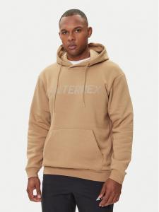Свитшот regular fit Terrex Multi Large Logo JM2821 Adidas, бежевый