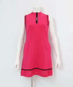 Вязаное платье без рукавов с частичной сетчатой вставкой Archivio, цвет Pink(025)