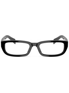 Prada Eyewear очки в прямоугольной оправе, черный