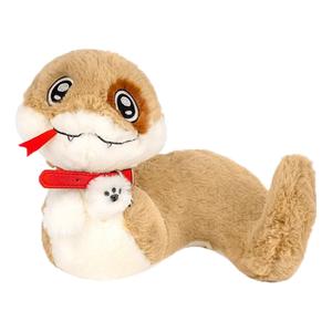 Мягкая и очаровательная плюшевая игрушка щенок змейка в горошек, плюшевая кукла, высота 20см/30см/40см MENGMENGBUNNY