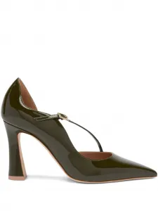 Туфли Bettina с пряжкой Malone Souliers, зеленый