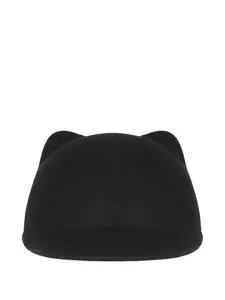 Фетровая кепка с ушками кота Maison Close, черный