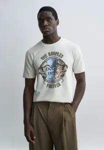Футболка с принтом The Kooples, Light Beige