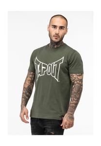 Мужская футболка обычного кроя LIFESTYLE BASIC TEE TAPOUT, цвет Olive/ecru