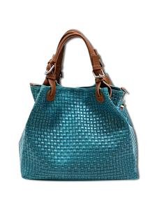 Наплечная сумка Florence, цвет florence handtasche, umhängetasche leder türkis, braun ca. 31cm