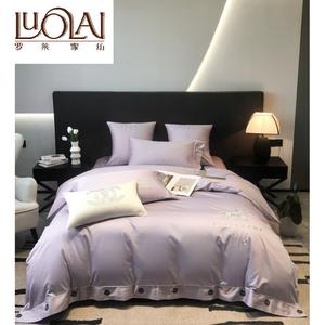 LUOLAI HOME Комплект постельного белья 1.5, 4 предмета, простыня, пододеяльник 200x230 см