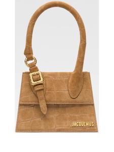 Сумка-тоут Jacquemus Le Chiquito Moyen Boucle, нейтральный