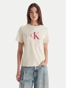 Футболка regular fit Hero LV047B865G Calvin Klein Jeans, бежевый