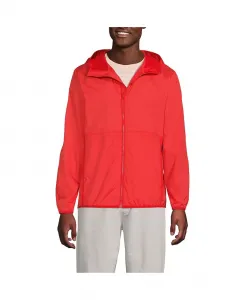 Мужская ветровка UPF 50 Lands' End, красный