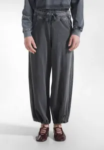 Мраморные брюки «магнум» Deha, Black