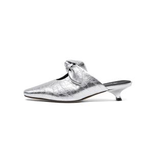 Сандалии с закрытым носком женские AQUASCUTUM, Silver