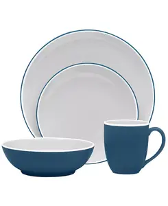 Набор столовых приборов Colortrio Coupe из 4 предметов Noritake, blue