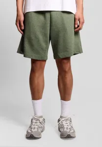 Спортивные штаны средней длины из меланжевой ткани Lyle & Scott, Y Khaki Tri Marl