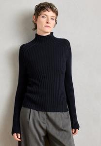 Джемпер Marc O'Polo LONGSLEEVE STAND UP COLLAR, Deep Night Blue/Dark Blue