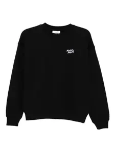 Толстовка с вышитым логотипом Maison Kitsuné, черный