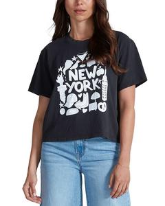 Футболка с графическим принтом «бойфренд» ASKK NY, мультиколор