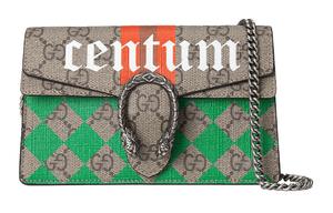 Dionysus Canvas With Leather Плечевая Сумка, Мини Сумка Через Плечо Женская GUCCI