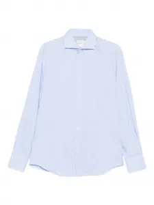 Рубашка на пуговицах Brunello Cucinelli, синий