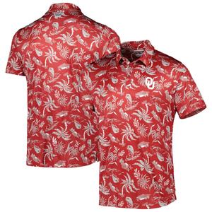 Мужская футболка-поло Columbia Crimson Oklahoma Earlys Super Terminal Tackle Omni-Shade