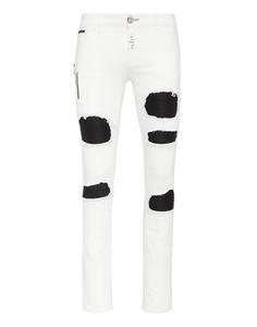 Джинсовые брюки Rock Star Fit PHILIPP PLEIN, цвет white dream