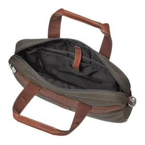 Boxford Zip Closure Fabric With Leather кроссбоди, сумка для ноутбука, портфель, сумка, плечевая сумка мужская LONGCHAMP, army зеленый коричневый