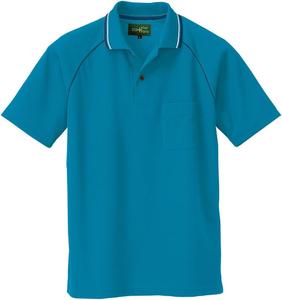 Футболка-поло AITOZ #AZ-50005 с коротким рукавом, антистатическая (унисекс), синий