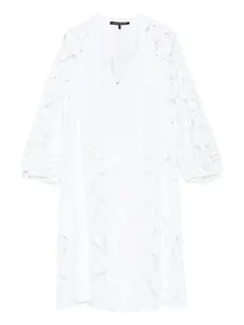 Платье мини с объемными рукавами Luisa Cerano, белый